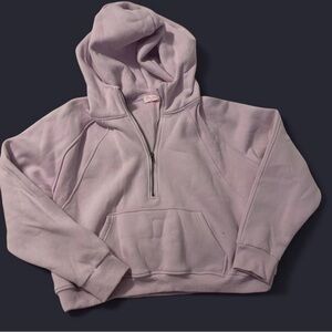 Pink Lily Light Purple Zip-Up Hoodie